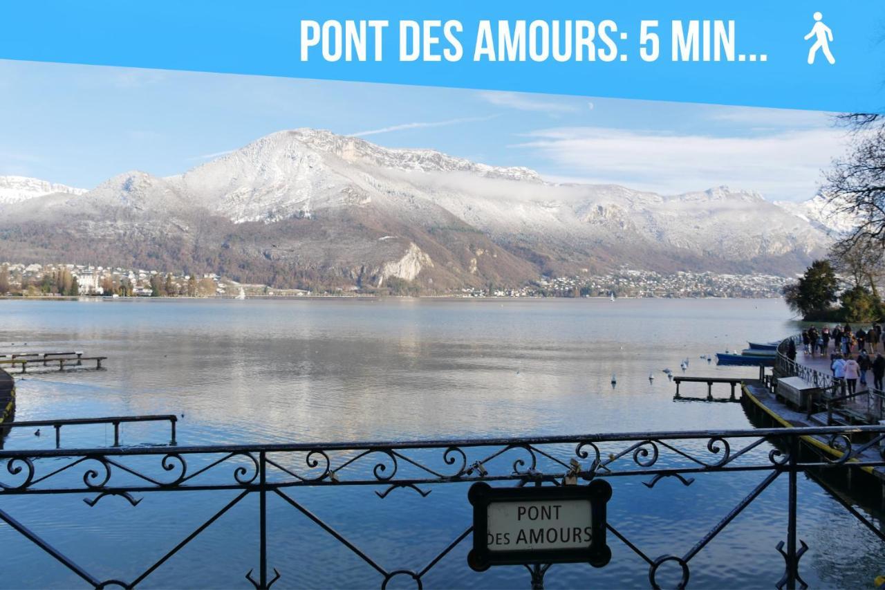 Le Carnot - Mycosyapart, Duplex Coeur De Ville Et Lac, Climatise Annecy Esterno foto