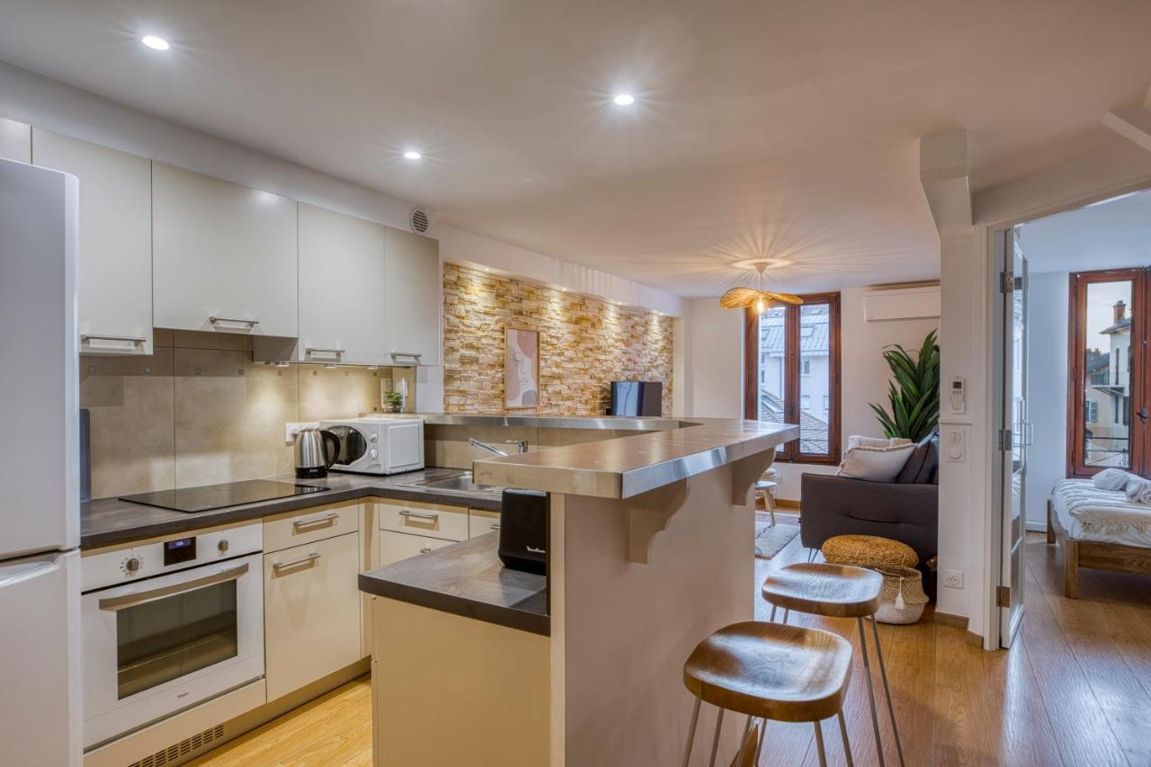 Le Carnot - Mycosyapart, Duplex Coeur De Ville Et Lac, Climatise Annecy Esterno foto