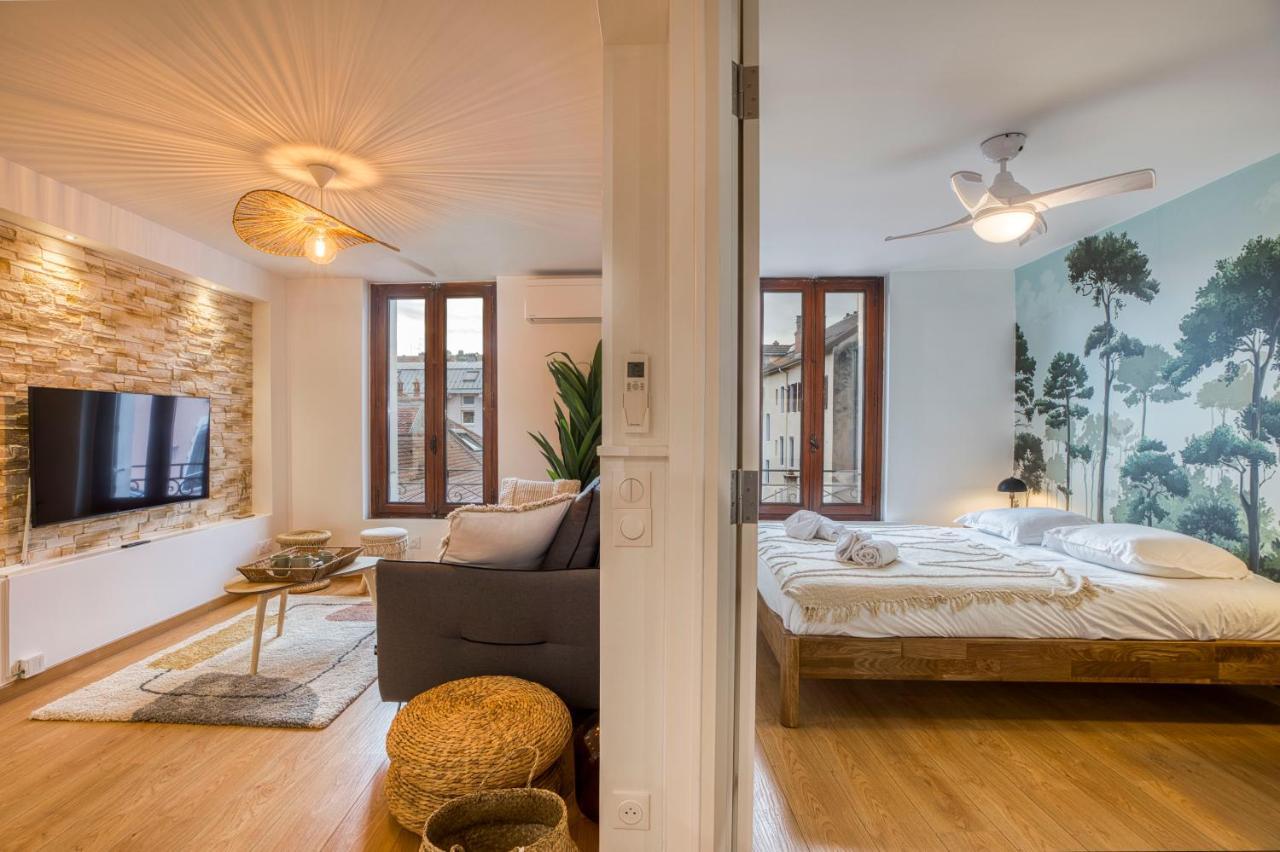Le Carnot - Mycosyapart, Duplex Coeur De Ville Et Lac, Climatise Annecy Esterno foto