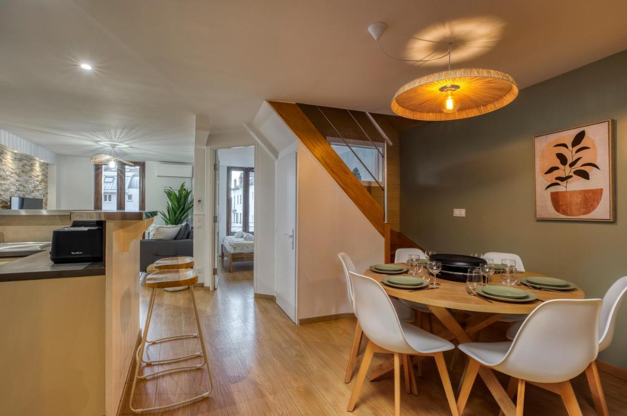 Le Carnot - Mycosyapart, Duplex Coeur De Ville Et Lac, Climatise Annecy Esterno foto